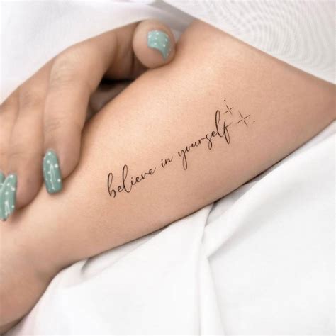 believe in tattoo